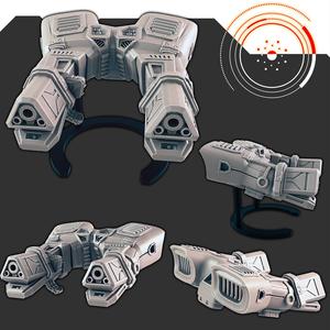 Sci-fi Vehicles: Personal Hover Cannon [Support-free]