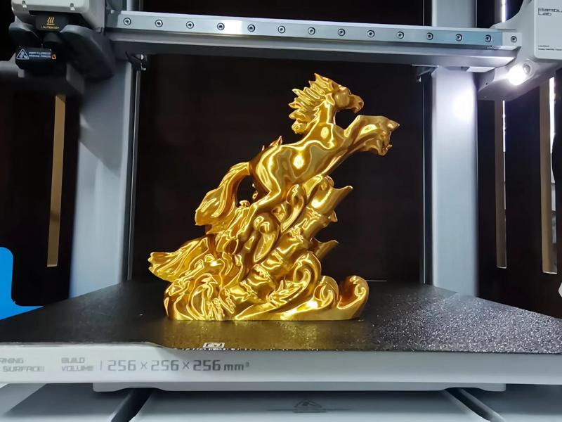 A galloping horse painting, symbolizing boldness, ambition, and success in career.