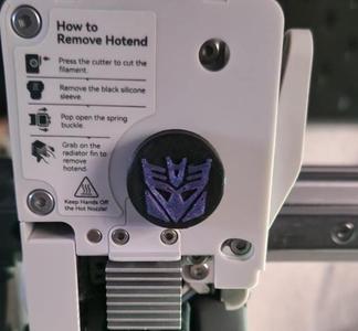 A1- A1 Mini Extruder Icon Decepticon Transformers