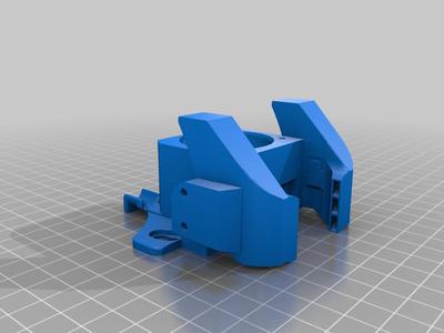 TRONXXY-2 PRO EXTRUDER FANX2 40X40X10 REMIX WITH HERO ME AIR EXITT 