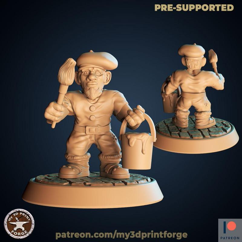 Gnome painter 32mm