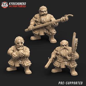 Dwarf Flame Cannon Artillery Crew
