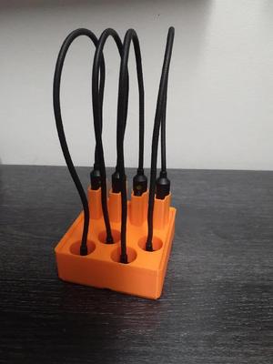 Gridfinity Holder For 4 PCbite SP10 Probes   