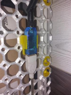 Zigbee coordinator holder for multiboard (parametric, openscad)   