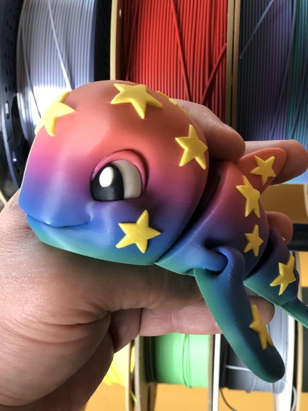 FANTASTICRAFT3D - Wishing Whale Flexi - cute, whimsical, fish, fantasy