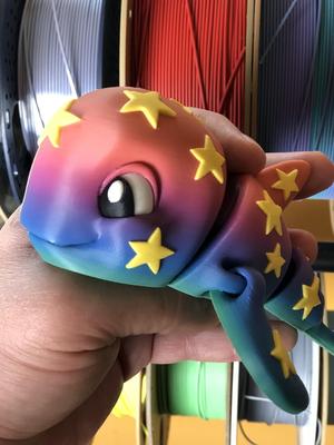 FANTASTICRAFT3D - Wishing Whale Flexi - cute, whimsical, fish, fantasy