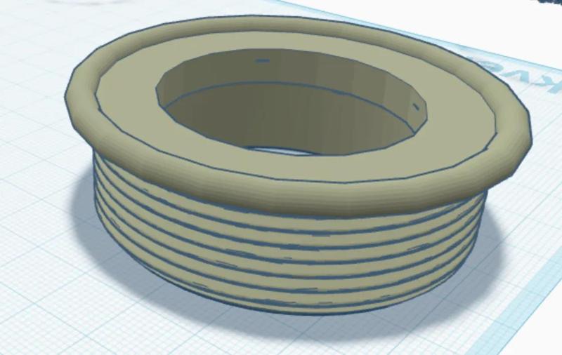 2 inch NPT thread for water tank and hole for 40mm pipe   