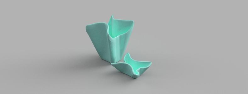 vase cloth effect