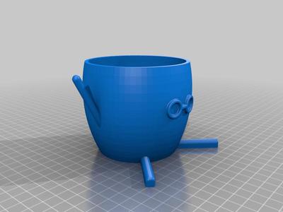 Happy nerd Flower Pot