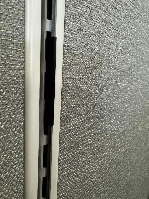 Herman-Miller cubicle slot mount   