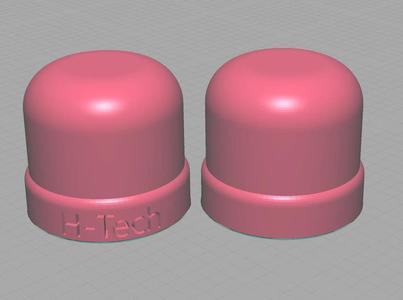 Brake bleed nipple cap without Hi-Tech text   