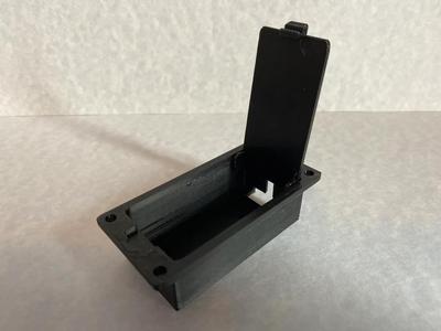 9V Battery compartment and door - Surface Mounted   