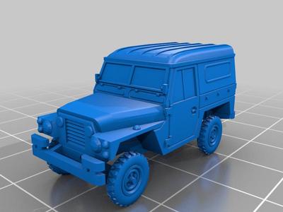 Land Rover Series 3 Lightweight Hardtop easy print