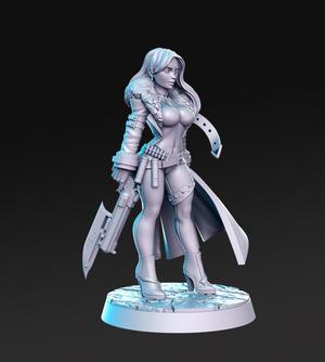 Trish - Female gunslinger - 32mm - DnD