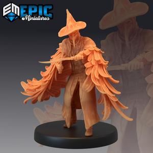 Plague Doctor Fighting / Masked Medic Sword / Pestilence Warrior