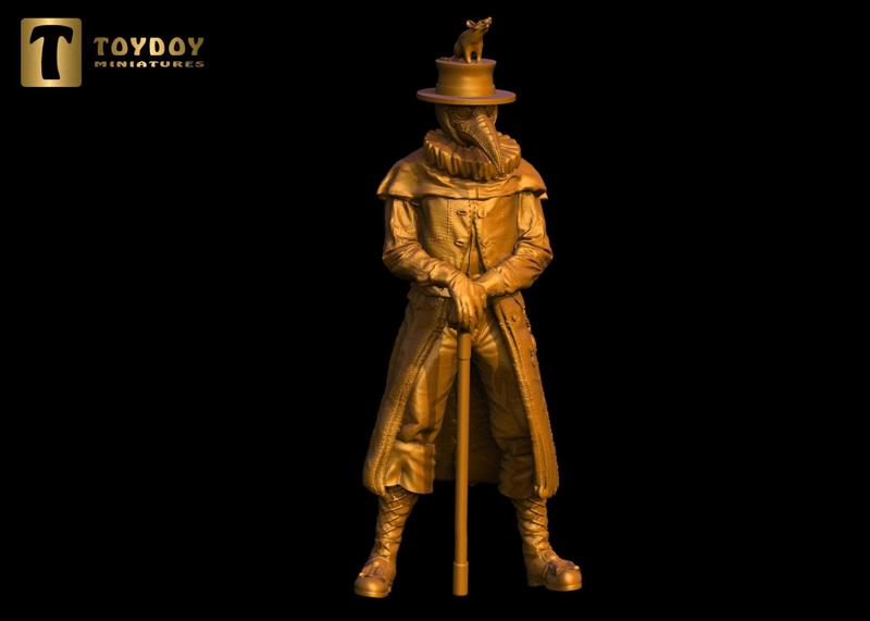 Plague doctor 32/54mm scale -Golden Heroes