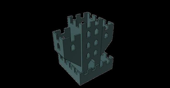 Pencil Holder Castle