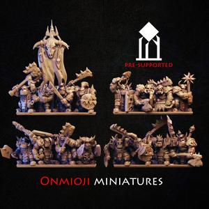 Heavy armored ork warriors