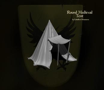 Round Early Medieval Tent