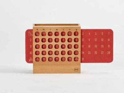 Year of the Snake Desktop Calendar Rack and Organizer