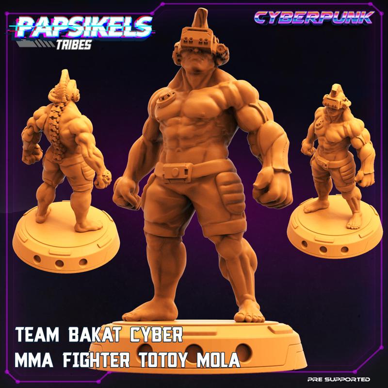 TEAM BAKAT CYBER MMA FIGHTER TOTOY DAKS MOLA
