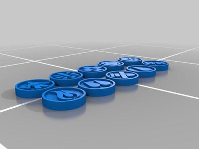 Necromunda Tokens