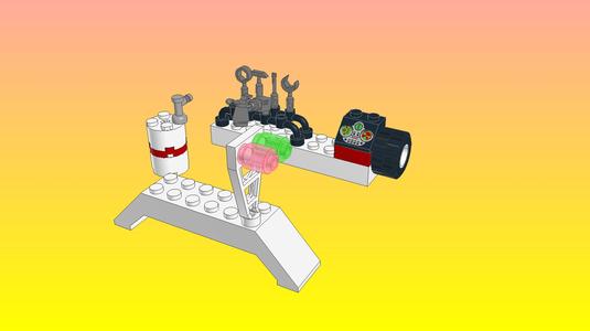 NotLego Lego Pit stop Model 6424