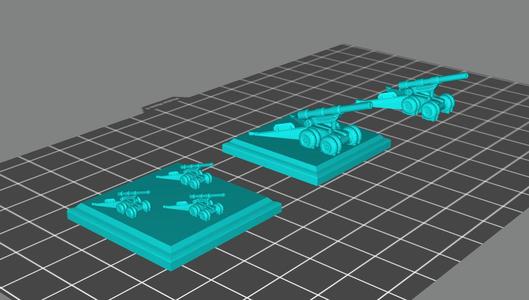 Artillery single and triple