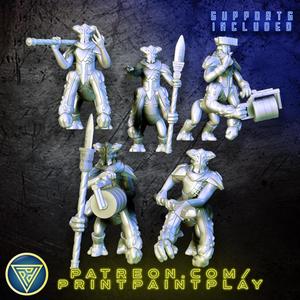 Gorilla Centaur Alien Set