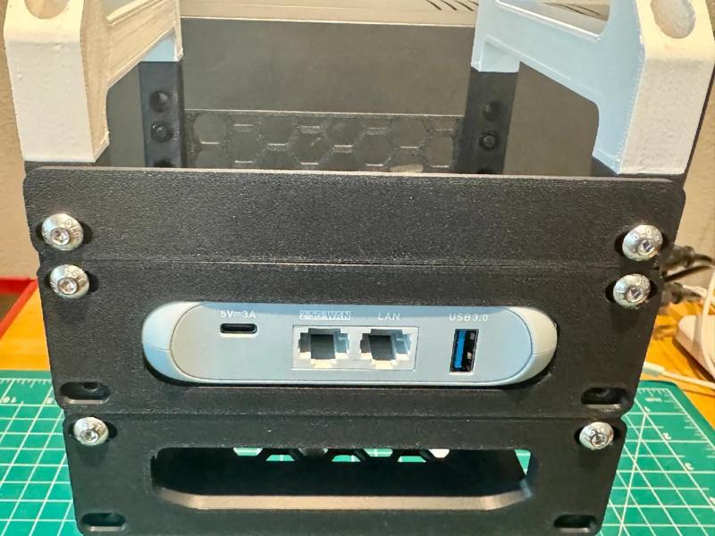 Half-U 6-inch Rack Mount Blank   