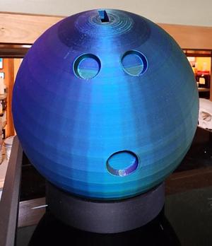 Bowling Ball Piggy Bank (no stand)   