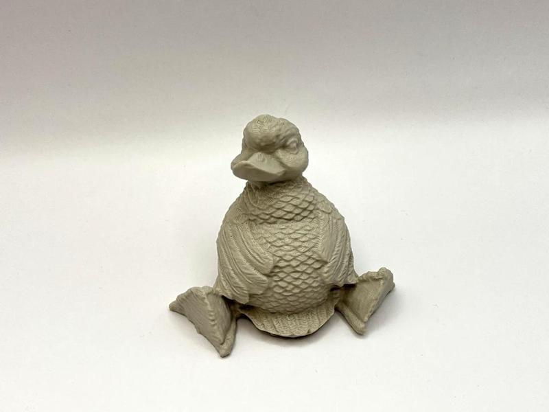 Cute Duck Figurine   