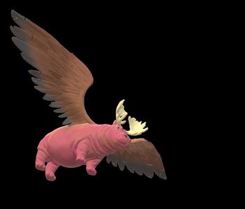 Flying Hippopotamoose