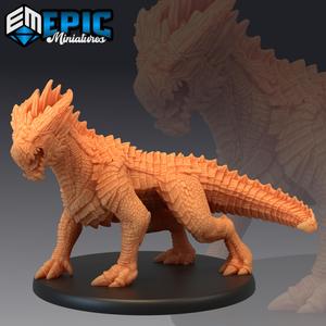 Red Guard Drake Angry / Legendary Dragon /  Mountain Encounter / Magical Mount Beast