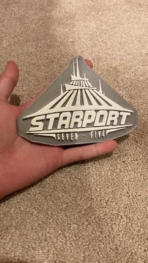 STARPORT Seven-Five Sign   