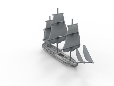 Santa Clara frigate 1780 - 34 guns