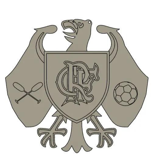 Heraldic Football Keychain - Flamengo   