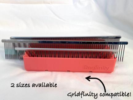 Dog Grooming Comb Holder (2 sizes. Gridfinity)