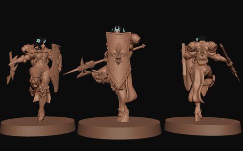 Space nun anime figurine (April 2021)