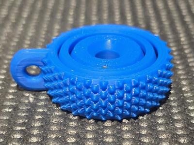 Keychain Textured Fidget Spinner