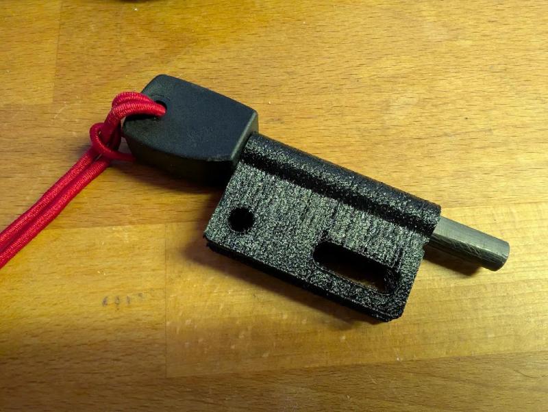 Fire Steel / Ferro Rod Mount Kydex   