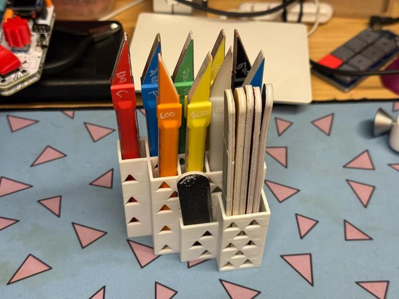 Sanding stick station   