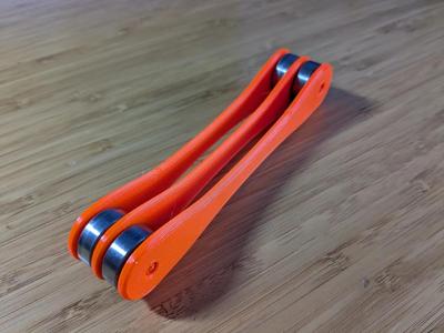 Double Filament Spool Roller for Side by Side Placement   