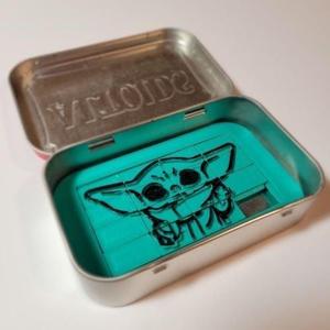 Baby Yoda 15 Puzzle for Altoids Box