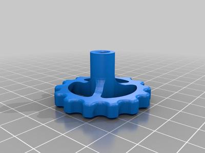 Cr-10 Extruder knob V2 with 2.5mm hole for grub screw