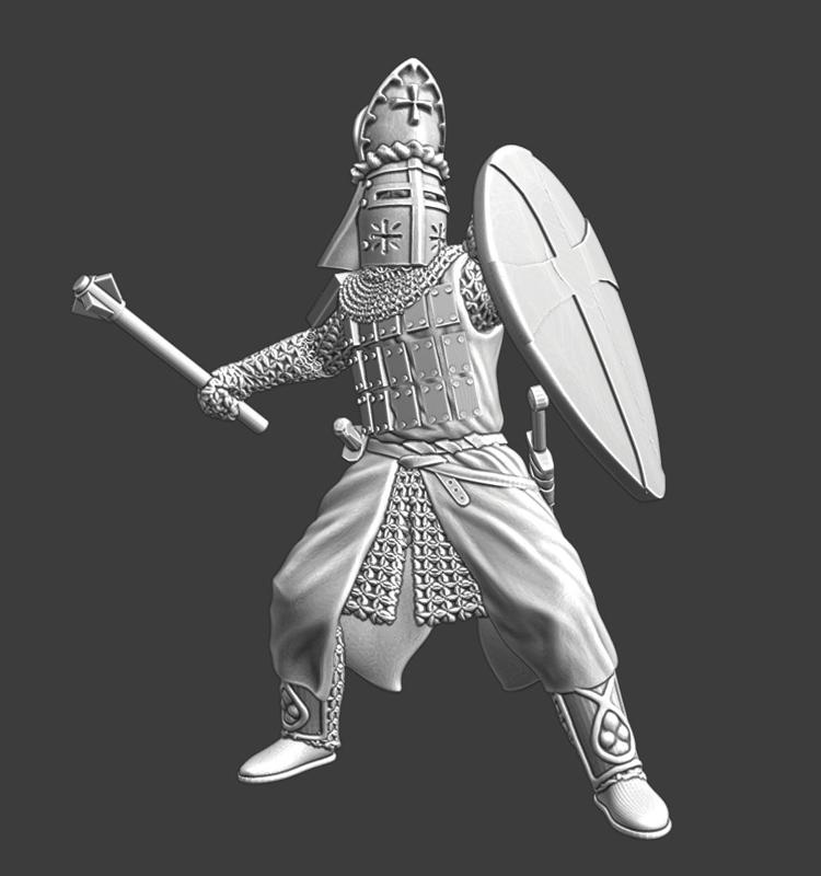 Medieval Danish Bishop in full armour
