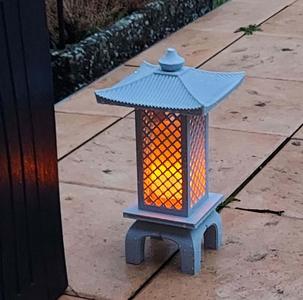 Japanese Garden Lantern Lamp Remix led fire lamp