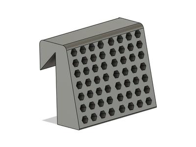 Bit holder for french cleat