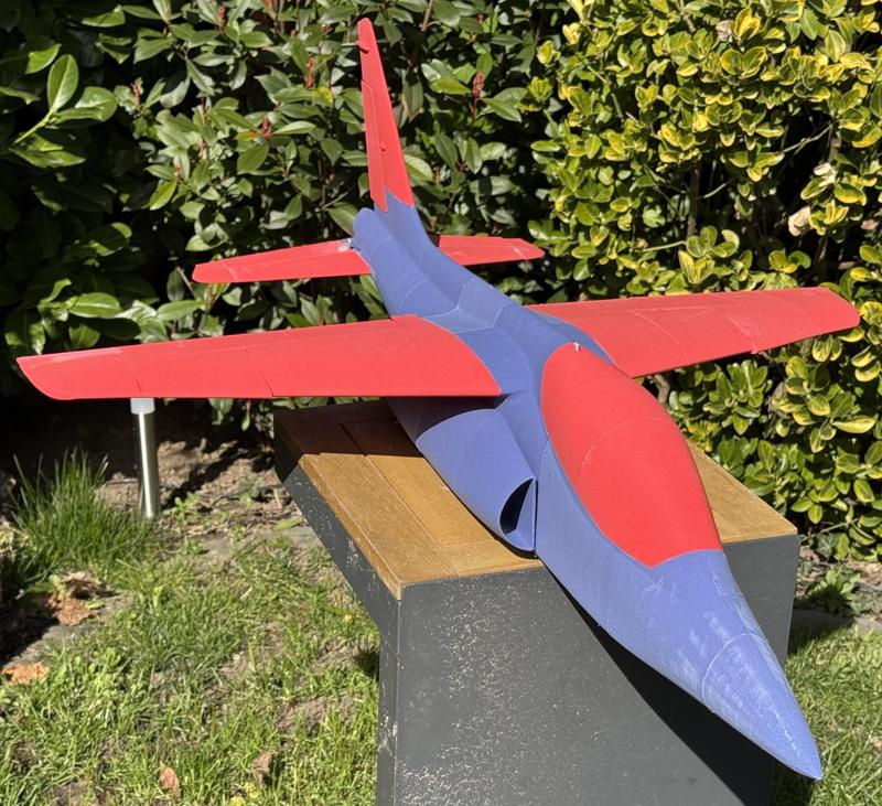 ALPHA JET Twin40mm EDF RC-Jet, Wingspan 820mm, Length 1080mm,