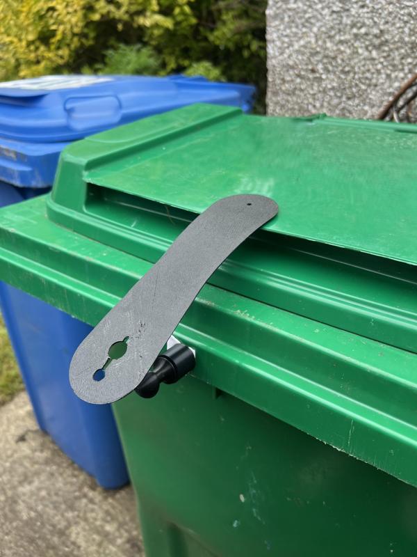 Wheelie Bin Lock Strap
